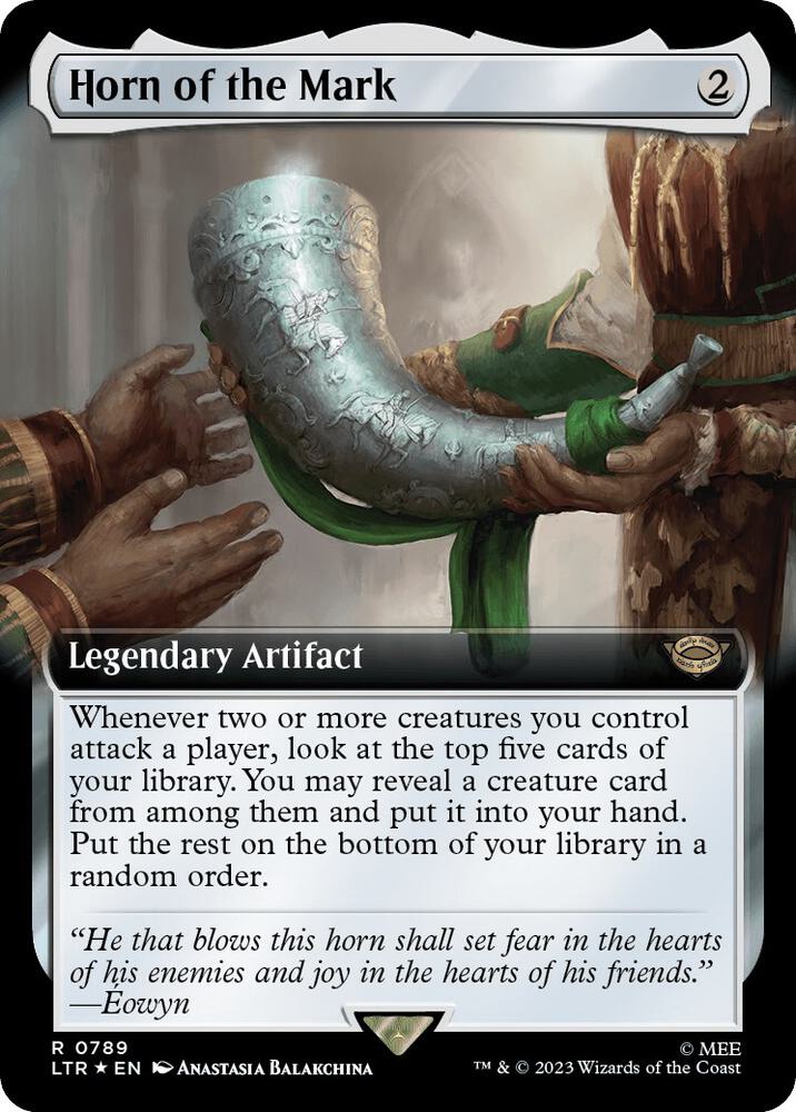 Horn of the Mark (Extended Art) (Surge Foil) (789) [The Lord of the Rings: Tales of Middle-earth] [Extended Art]