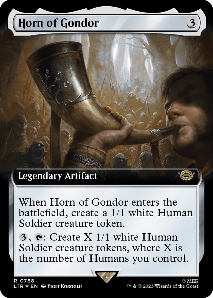 Horn of Gondor (Extended Art) (Surge Foil) (788) [The Lord of the Rings: Tales of Middle-earth] [Extended Art]