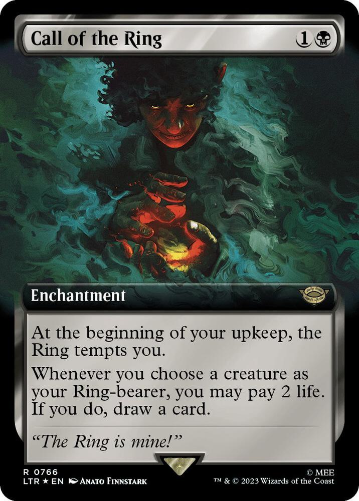 Call of the Ring (Extended Art) (Surge Foil) (766) [The Lord of the Rings: Tales of Middle-earth] [Extended Art]
