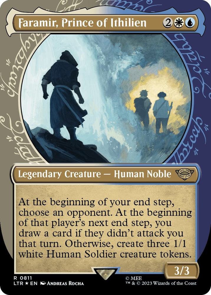 Faramir, Prince of Ithilien (Showcase) (Surge Foil) (811) [The Lord of the Rings: Tales of Middle-earth] [Showcase, Borderless]