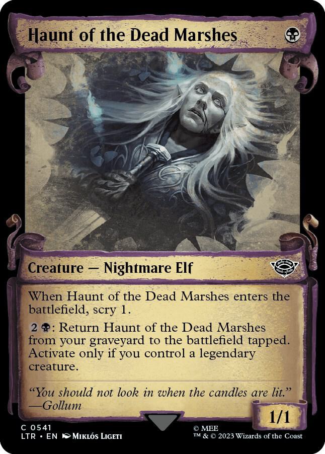 Haunt of the Dead Marshes (Showcase Scrolls) (541) [The Lord of the Rings: Tales of Middle-earth] [Showcase]