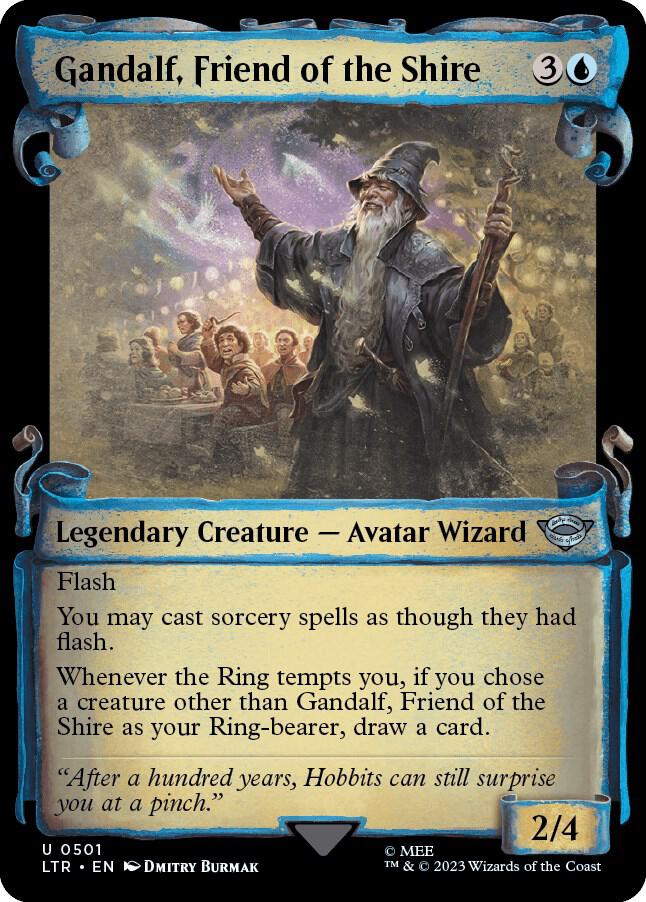 Gandalf, Friend of the Shire (Showcase Scrolls) (501) [The Lord of the Rings: Tales of Middle-earth] [Showcase]