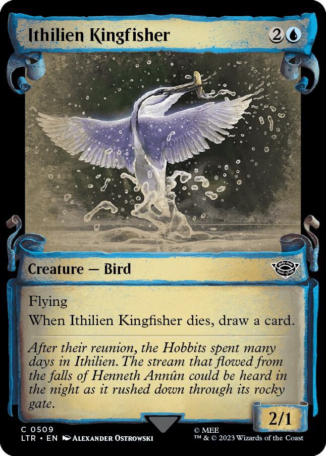 Ithilien Kingfisher (Showcase Scrolls) (509) [The Lord of the Rings: Tales of Middle-earth] [Showcase]