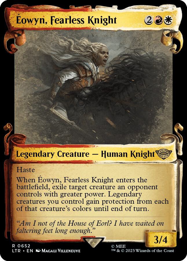 Eowyn, Fearless Knight (Showcase Scrolls) (652) [The Lord of the Rings: Tales of Middle-earth] [Showcase]