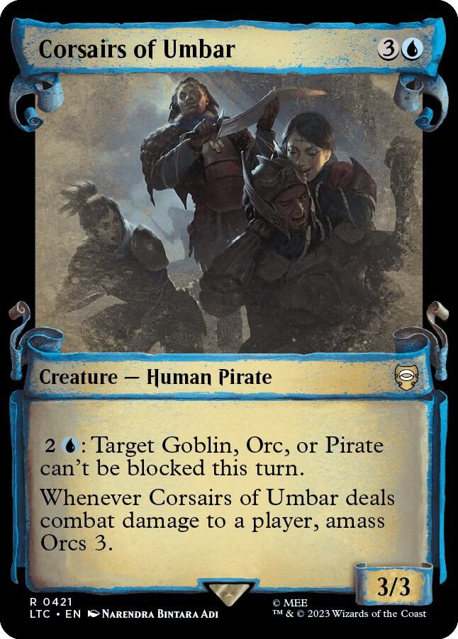Corsairs of Umbar (Showcase Scrolls) (421) [Tales of Middle-earth Commander] [Showcase]