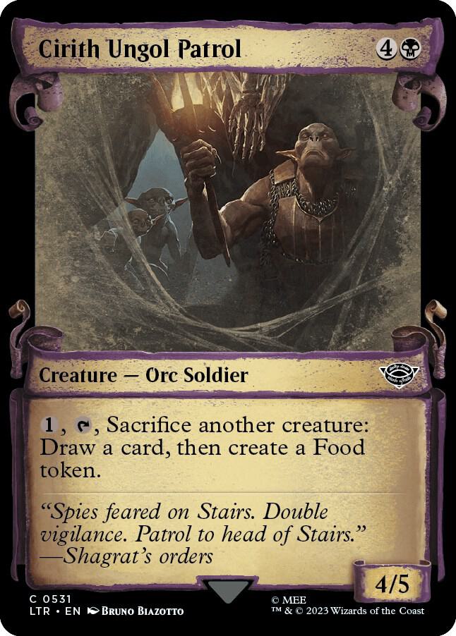 Cirith Ungol Patrol (Showcase Scrolls) (531) [The Lord of the Rings: Tales of Middle-earth] [Showcase]