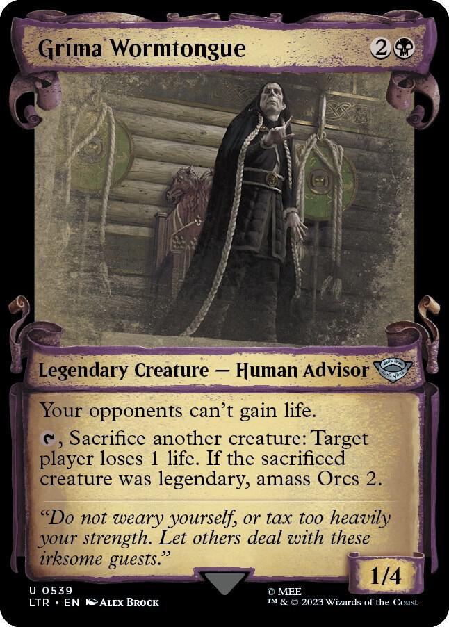 Grima Wormtongue (Showcase Scrolls) (539) [The Lord of the Rings: Tales of Middle-earth] [Showcase]