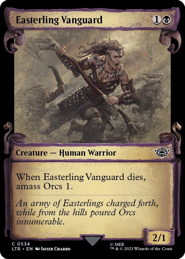 Easterling Vanguard (Showcase Scrolls) (534) [The Lord of the Rings: Tales of Middle-earth] [Showcase]