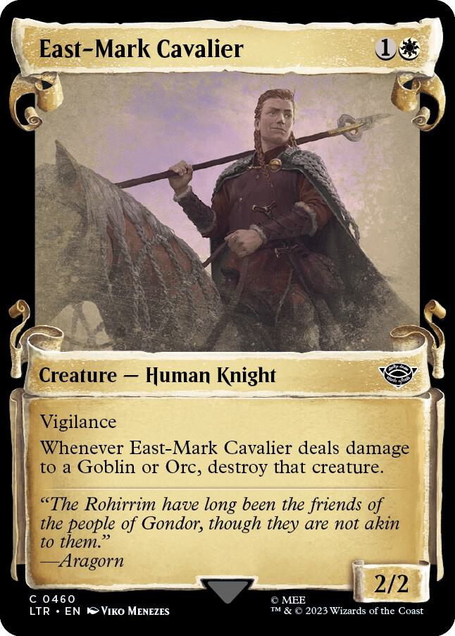 East-Mark Cavalier (Showcase Scrolls) (460) [The Lord of the Rings: Tales of Middle-earth] [Showcase]