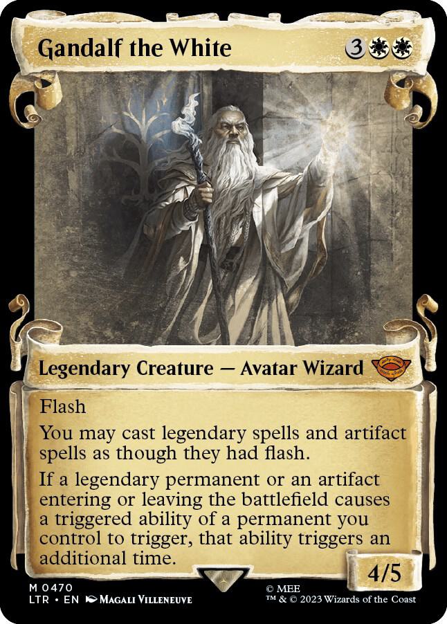 Gandalf the White (Showcase Scrolls) (470) [The Lord of the Rings: Tales of Middle-earth] [Showcase]