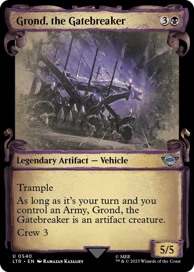Grond, the Gatebreaker (Showcase Scrolls) (540) [The Lord of the Rings: Tales of Middle-earth] [Showcase]
