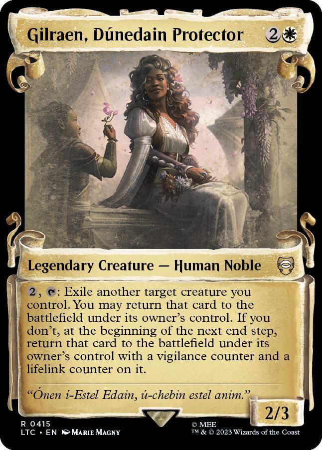 Gilraen, Dunedain Protector (Showcase Scrolls) (415) [Tales of Middle-earth Commander] [Showcase]