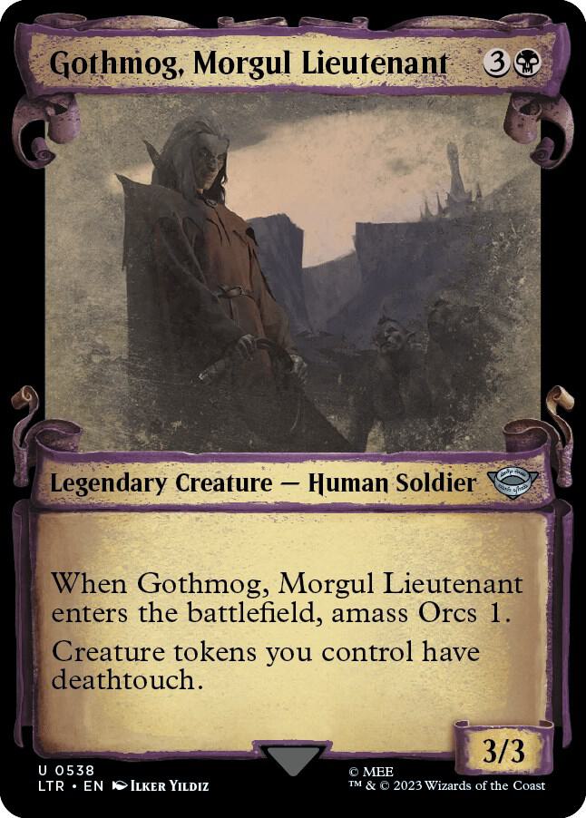 Gothmog, Morgul Lieutenant (Showcase Scrolls) (538) [The Lord of the Rings: Tales of Middle-earth] [Showcase]