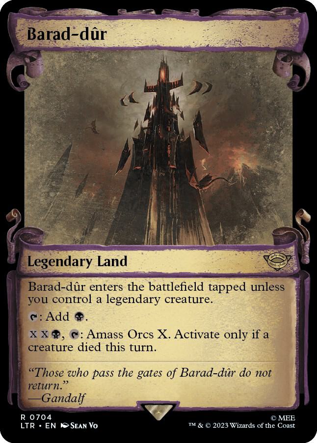 Barad-dur (Showcase Scrolls) (704) [The Lord of the Rings: Tales of Middle-earth] [Showcase]