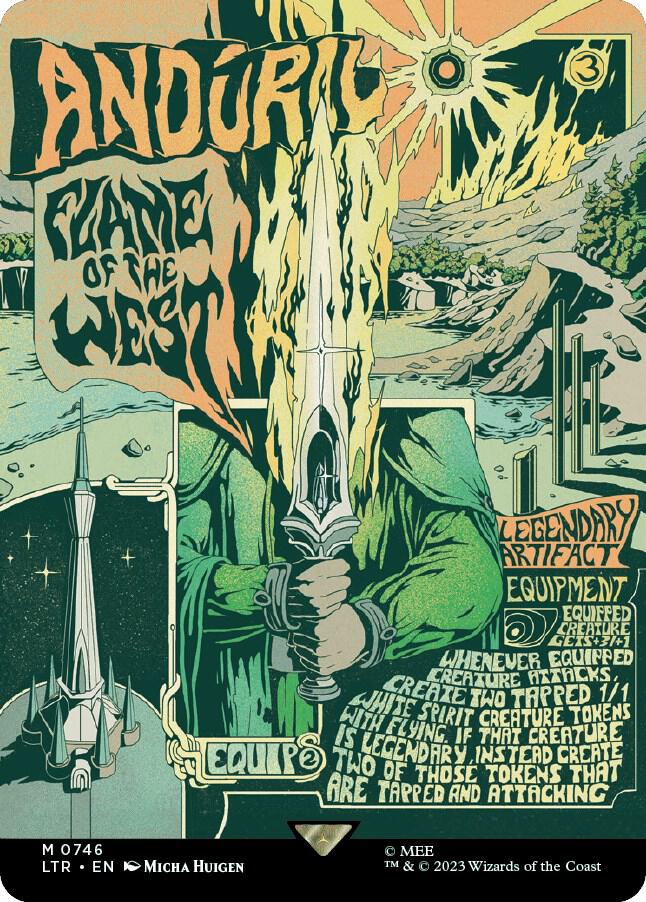 Anduril, Flame of the West (Borderless Poster) (746) [The Lord of the Rings: Tales of Middle-earth] [Borderless]