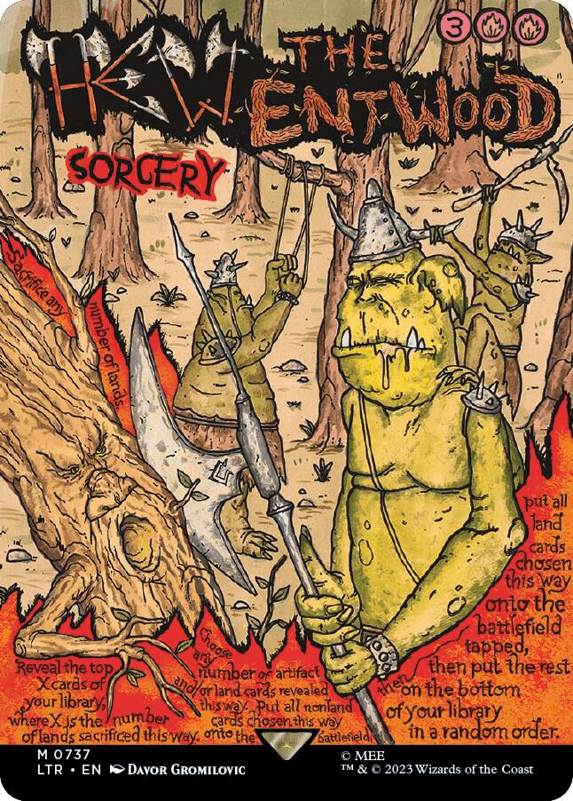 Hew the Entwood (Borderless Poster) (737) [The Lord of the Rings: Tales of Middle-earth] [Borderless]