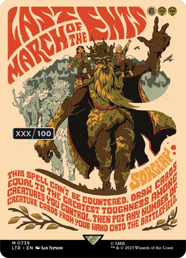 Last March of the Ents (Borderless Poster) (Serial Numbered) (739) [The Lord of the Rings: Tales of Middle-earth] [Borderless]