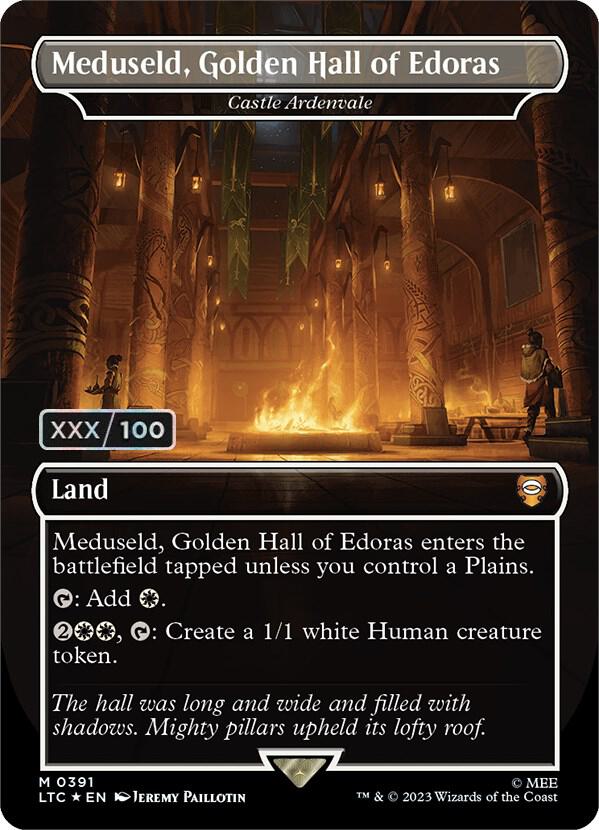 Meduseld, Golden Hall of Edoras - Castle Ardenvale (Serial Numbered) (391) [Tales of Middle-earth Commander] [Borderless]