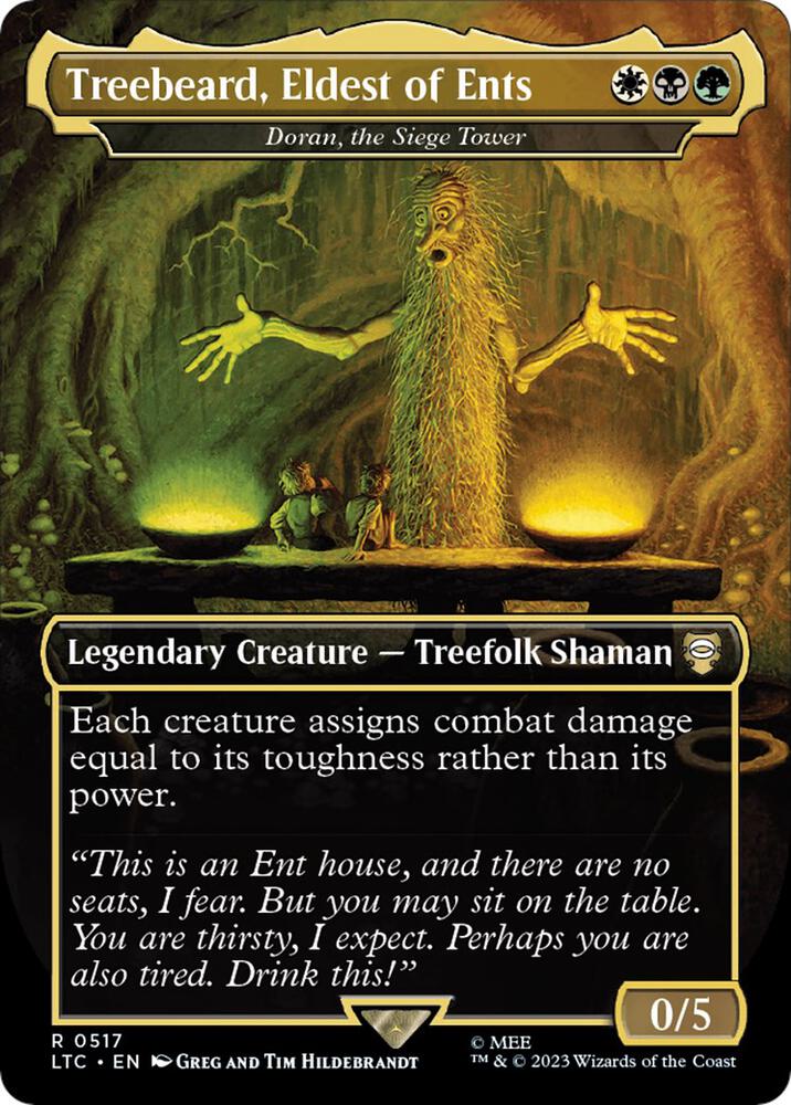Treebeard, Eldest of Ents - Doran, the Siege Tower (Borderless) (517) [Tales of Middle-earth Commander] [Borderless]