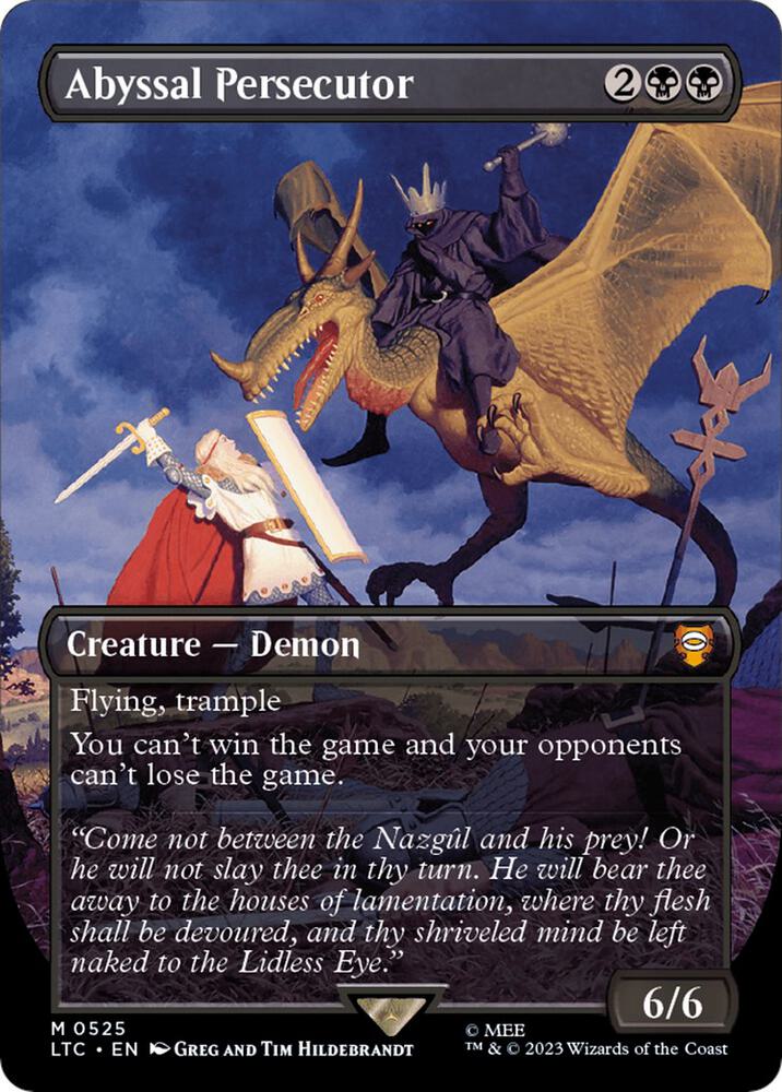 Abyssal Persecutor (Borderless) (525) [Tales of Middle-earth Commander] [Borderless]