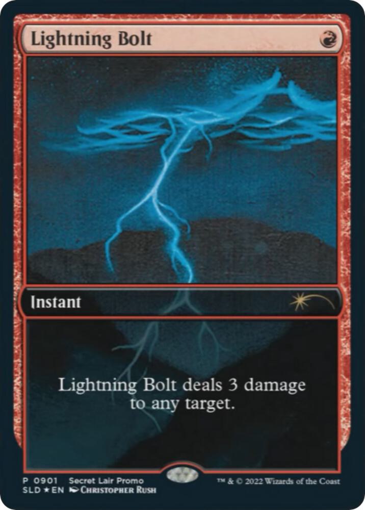 Lightning Bolt (0901) [Secret Lair Drop] [Full Art]