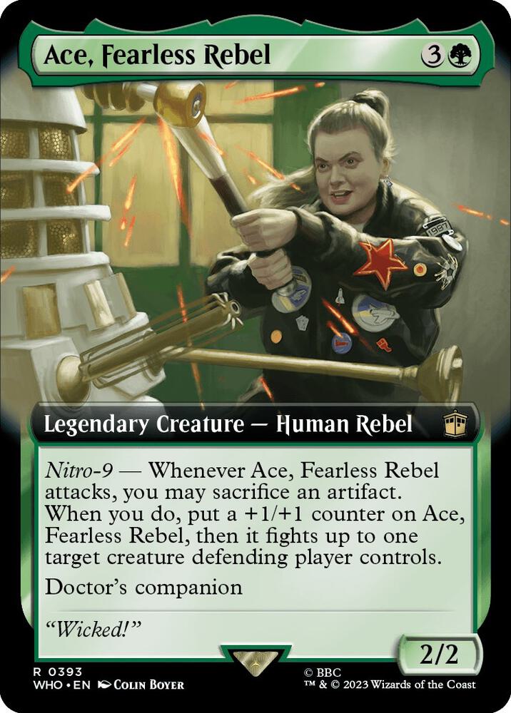 Ace, Fearless Rebel (Extended Art) (393) [Doctor Who] [Extended Art]