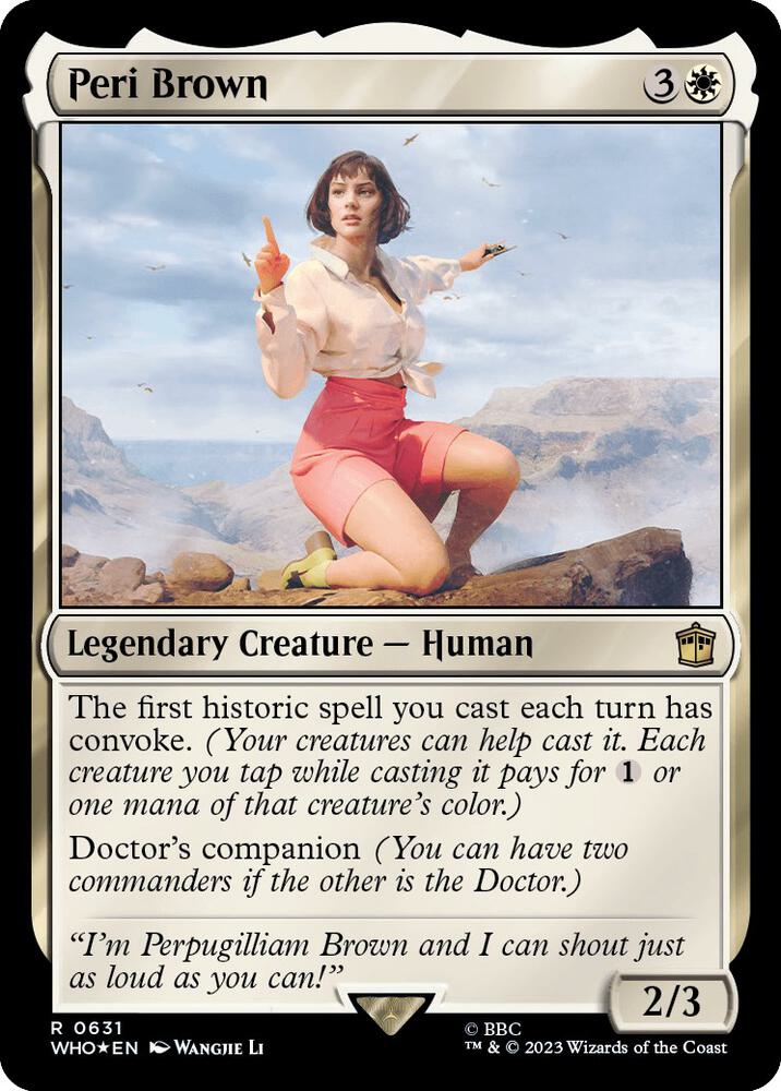 Peri Brown (Surge Foil) (631) [Doctor Who]