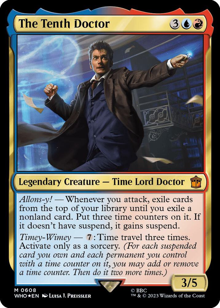 The Tenth Doctor (Surge Foil) (608) [Doctor Who]