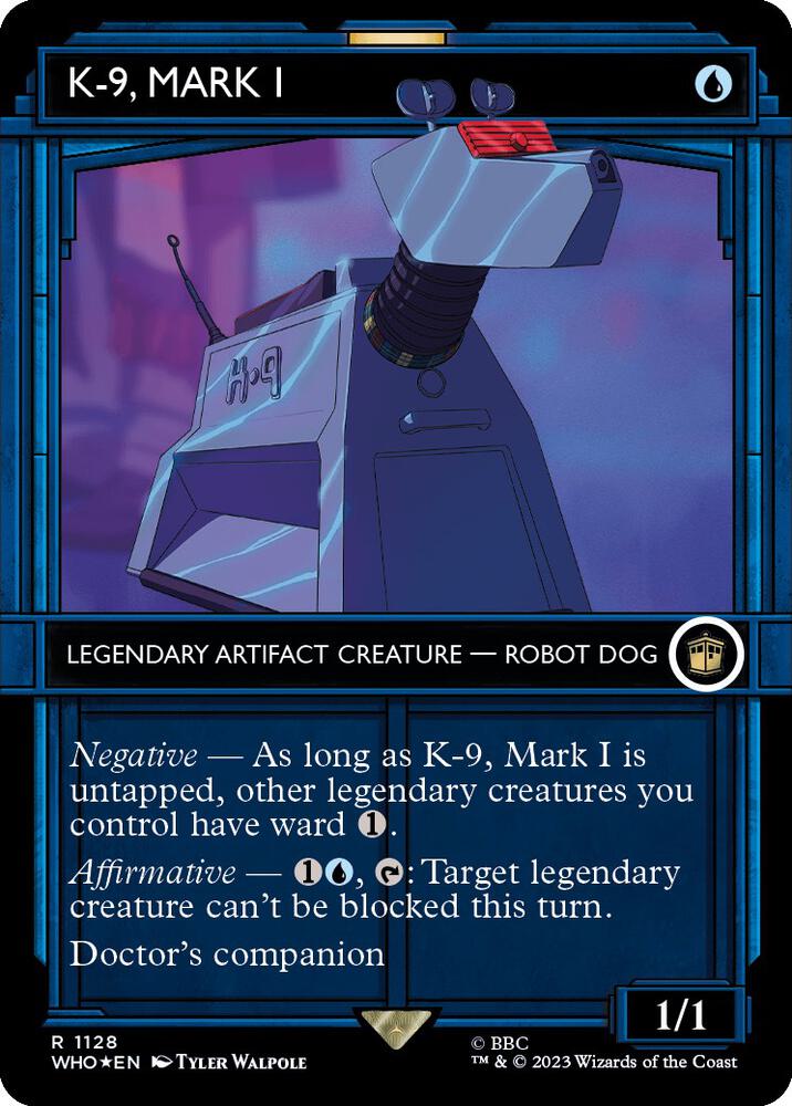 K-9, Mark I (Showcase) (Surge Foil) (1128) [Doctor Who] [Showcase, Borderless]