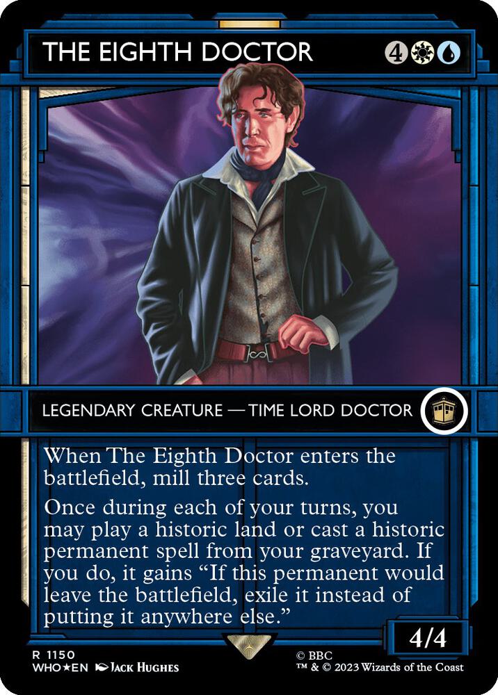 The Eighth Doctor (Showcase) (Surge Foil) (1150) [Doctor Who] [Showcase, Borderless]