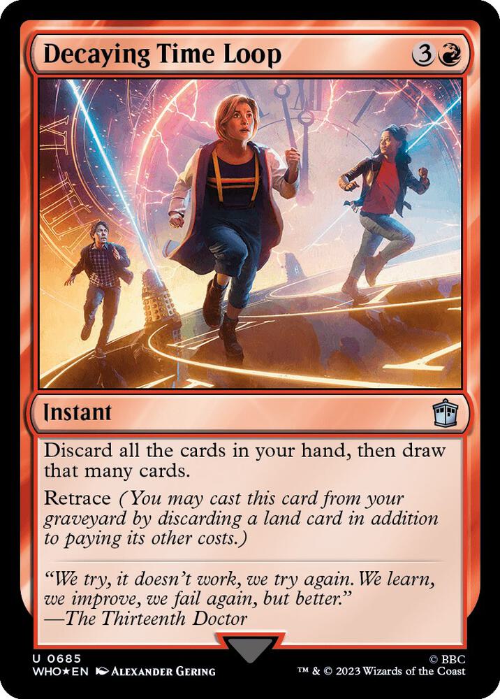 Decaying Time Loop (Surge Foil) (685) [Doctor Who]