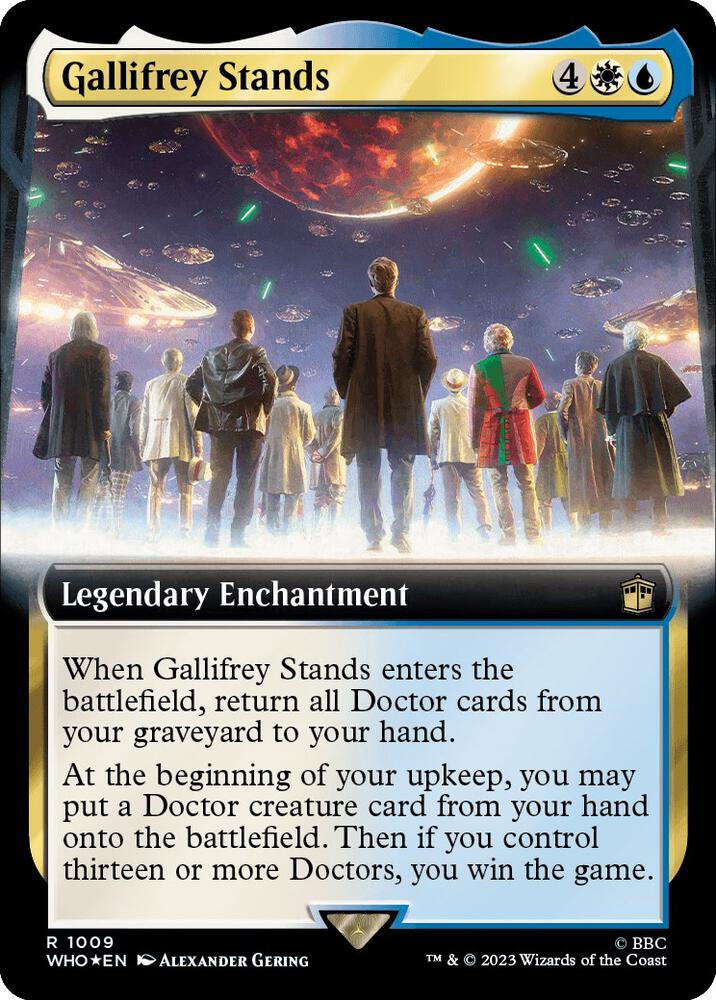 Gallifrey Stands (Extended Art) (Surge Foil) (1009) [Doctor Who] [Extended Art]