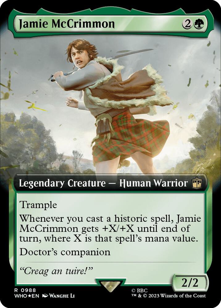 Jamie McCrimmon (Extended Art) (Surge Foil) (988) [Doctor Who] [Extended Art]