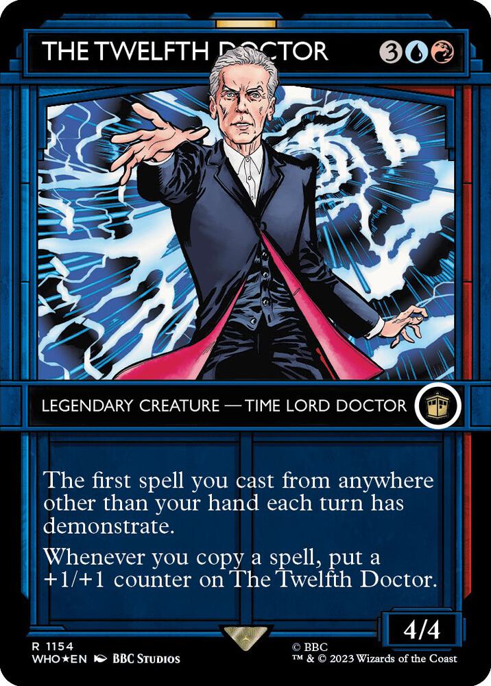 The Twelfth Doctor (Showcase) (Surge Foil) (1154) [Doctor Who] [Showcase, Borderless]