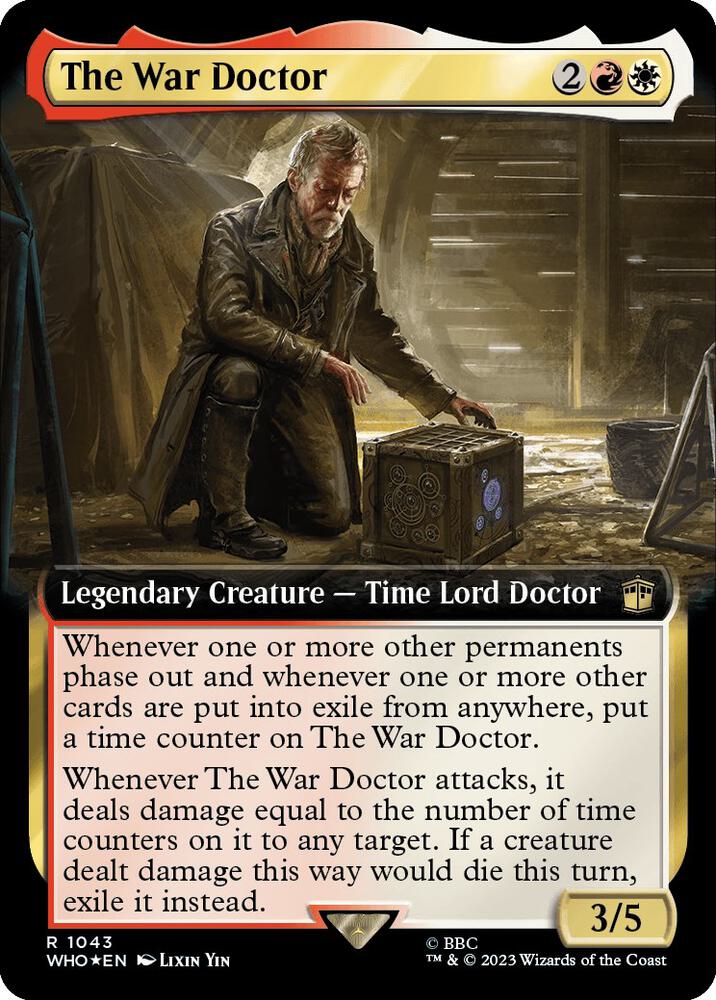 The War Doctor (Extended Art) (Surge Foil) (1043) [Doctor Who] [Extended Art]