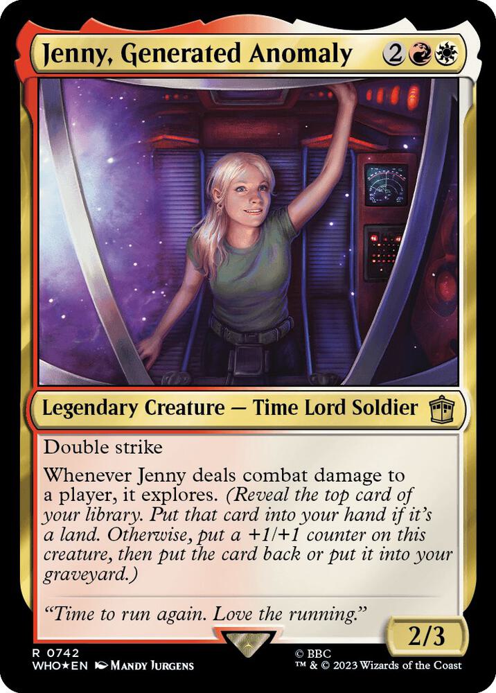 Jenny, Generated Anomaly (Surge Foil) (742) [Doctor Who]