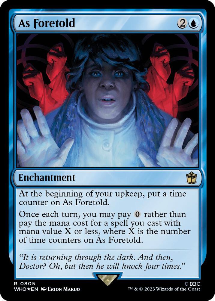 As Foretold (Surge Foil) (805) [Doctor Who]