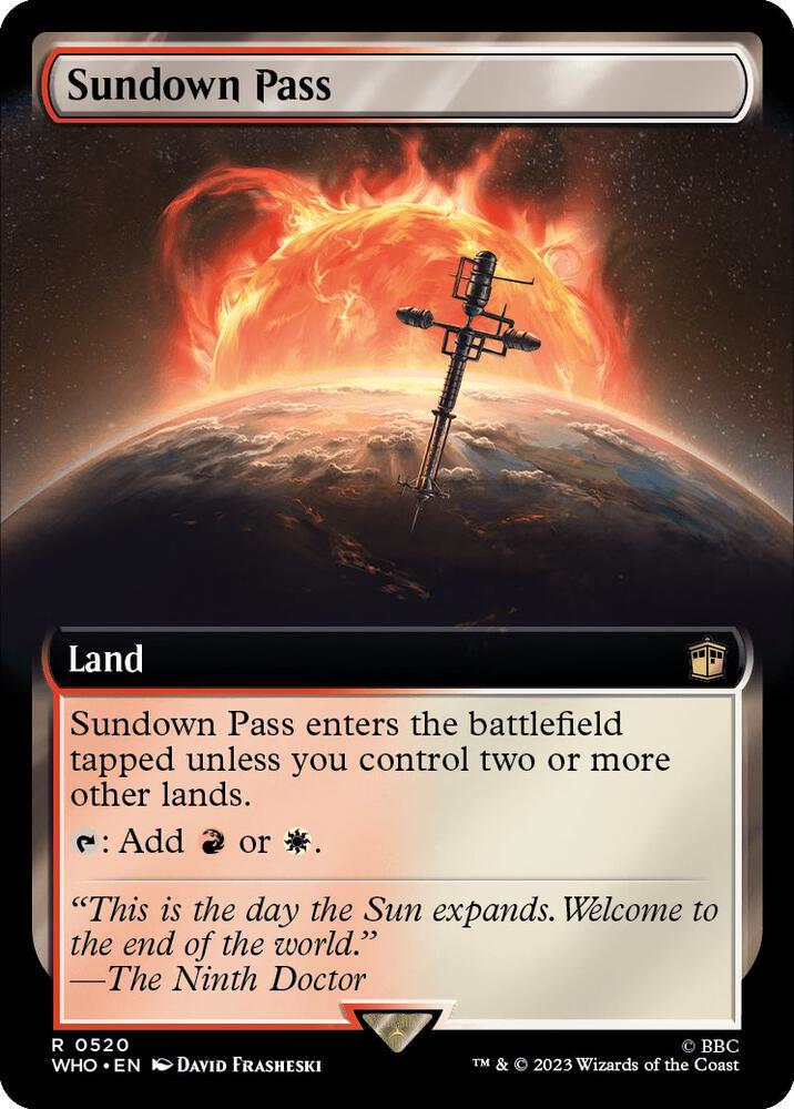 Sundown Pass (Extended Art) (520) [Doctor Who] [Extended Art]