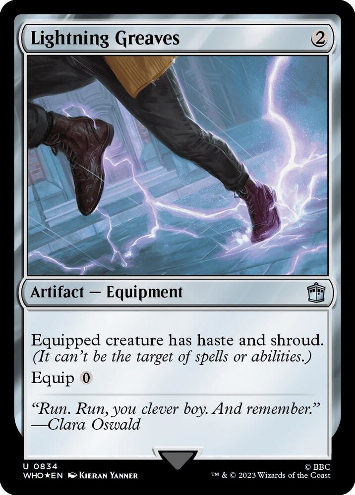 Lightning Greaves (Surge Foil) (834) [Doctor Who]
