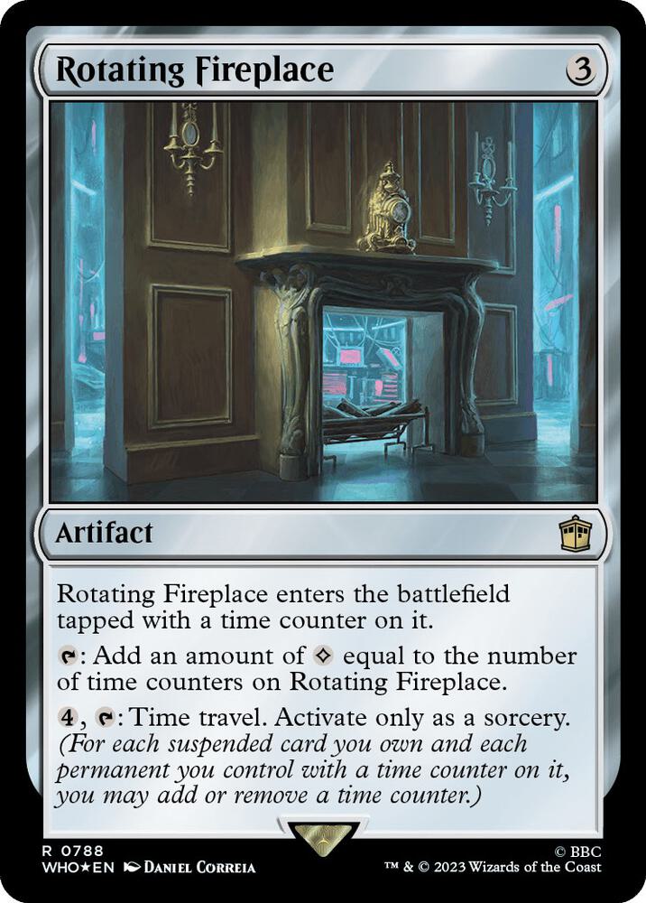 Rotating Fireplace (Surge Foil) (788) [Doctor Who]