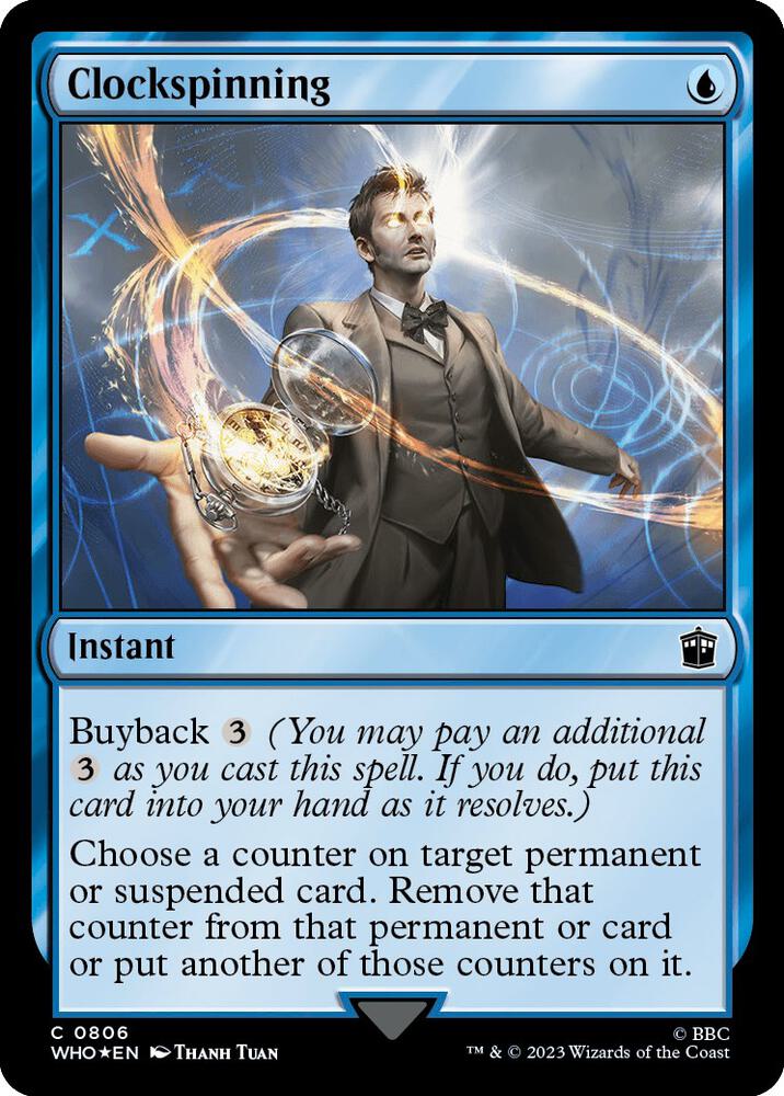 Clockspinning (Surge Foil) (806) [Doctor Who]