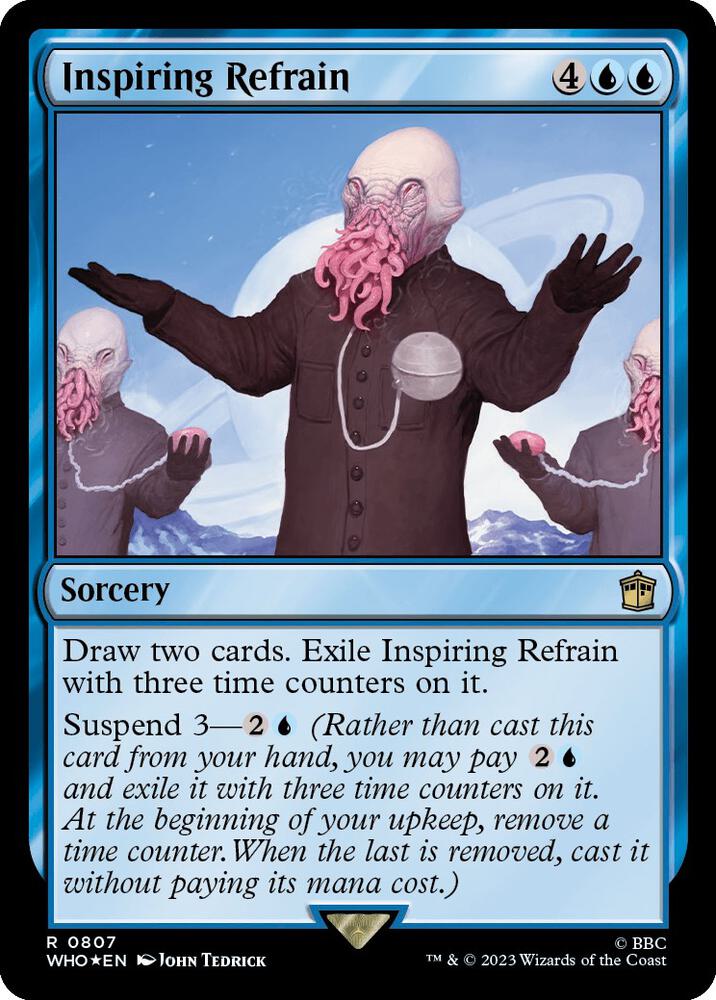 Inspiring Refrain (Surge Foil) (807) [Doctor Who]