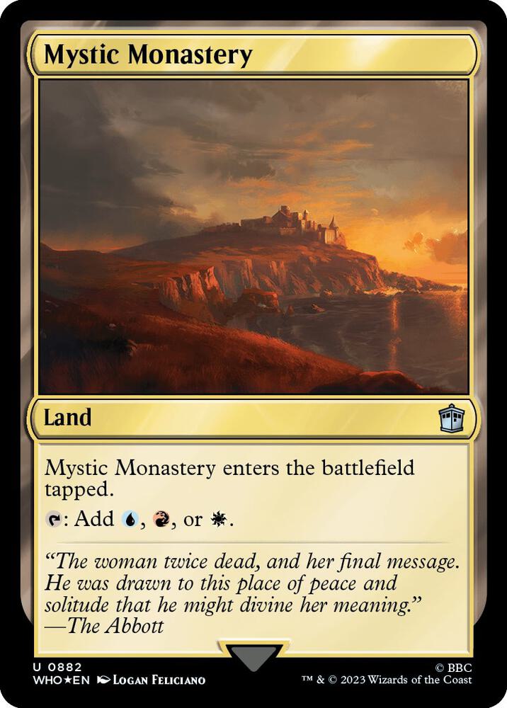 Mystic Monastery (Surge Foil) (882) [Doctor Who]