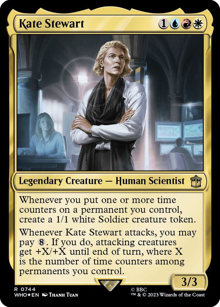 Kate Stewart (Surge Foil) (744) [Doctor Who]