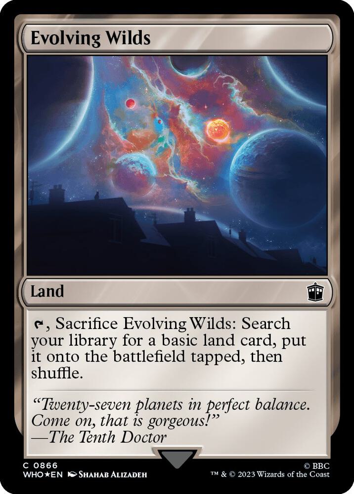 Evolving Wilds (Surge Foil) (866) [Doctor Who]