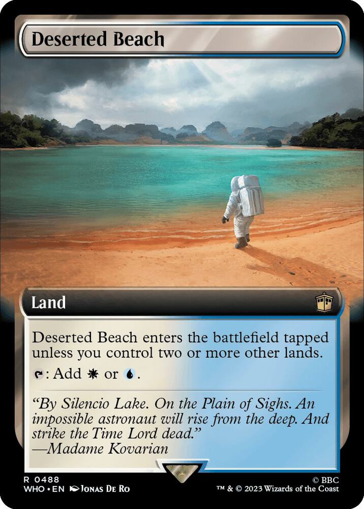 Deserted Beach (Extended Art) (488) [Doctor Who] [Extended Art]