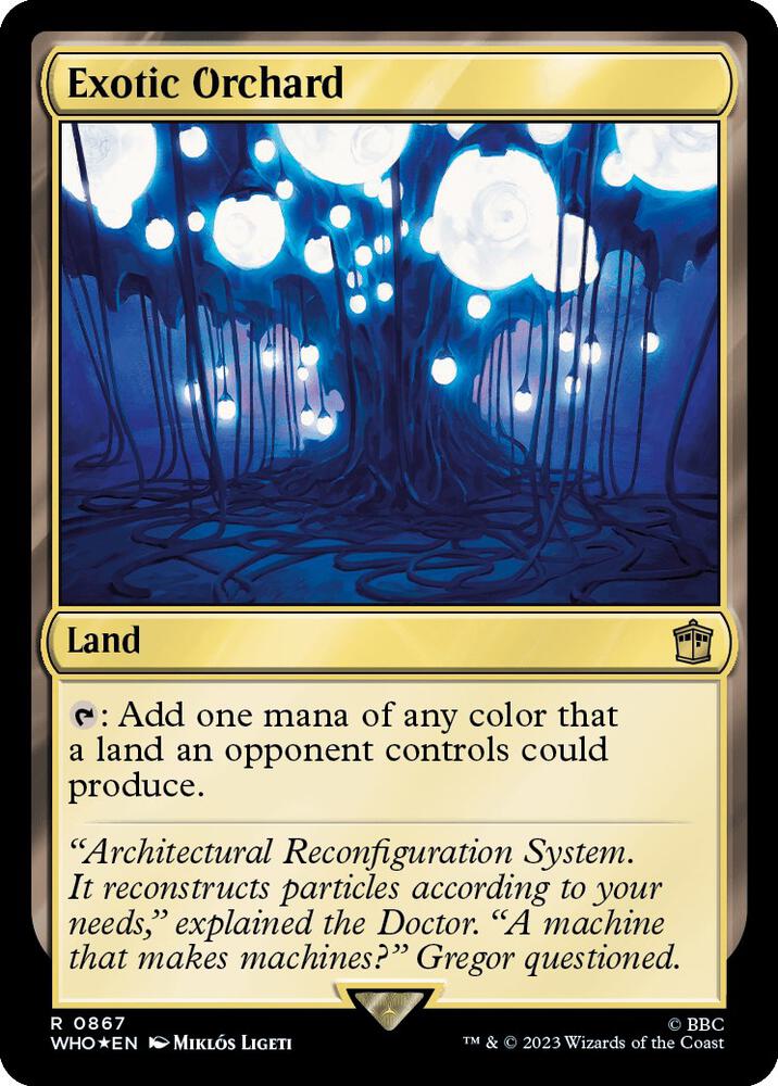 Exotic Orchard (Surge Foil) (867) [Doctor Who]