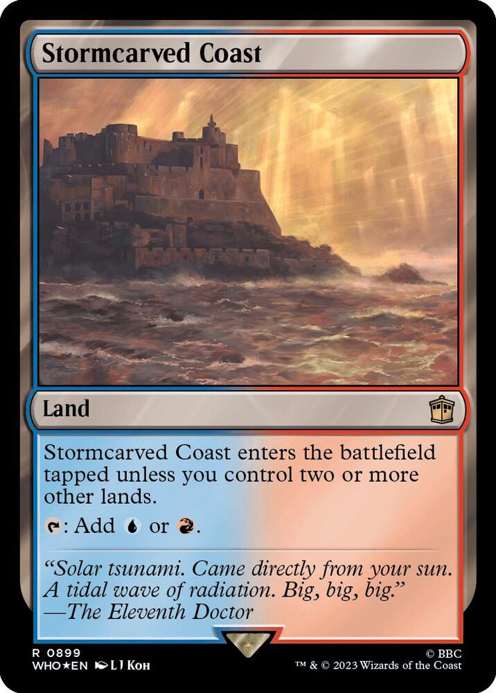 Stormcarved Coast (Surge Foil) (899) [Doctor Who]