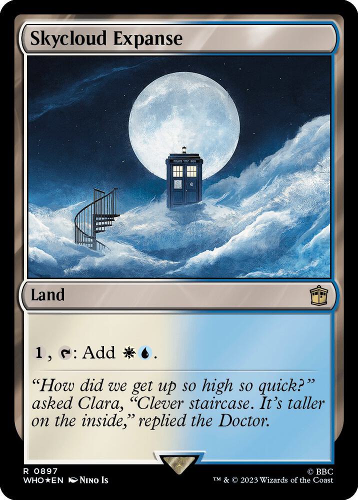 Skycloud Expanse (Surge Foil) (897) [Doctor Who]
