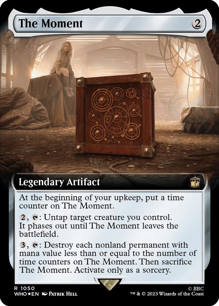 The Moment (Extended Art) (Surge Foil) (1050) [Doctor Who] [Extended Art]